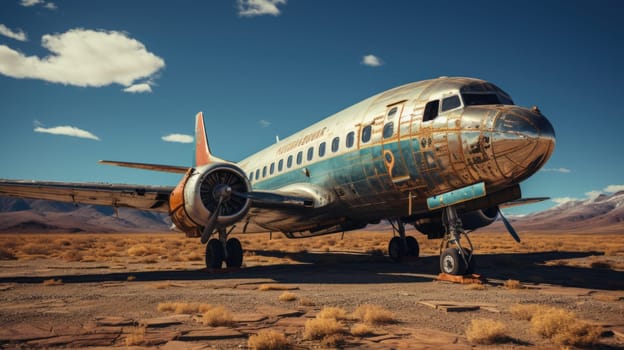 A large passenger airplane on an airport runway .