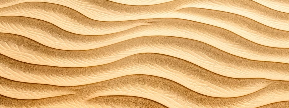 Sandy and arid desert sand dunes texture with undulating wavy lines and earthy tones