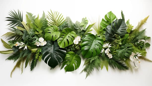 tropical tableau featuring a diverse mix. High quality photo