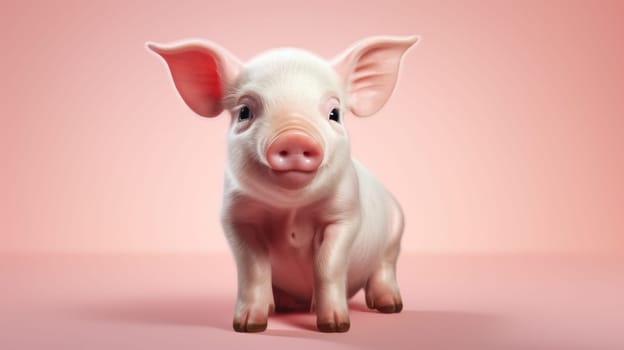 This cute baby piglet is perfect for marketing and branding. Its innocence and charm will captivate your audience, evoking warmth and joy. Add whimsy to your project with this delightful image.