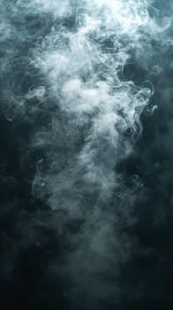 A close up of a smoke cloud in the water