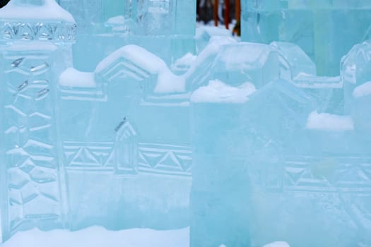 Frozen Symphony: A Mesmerizing Close Up of Glistening Ice Crystals