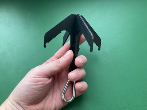 Metal crampon for hiking and the  climbing
