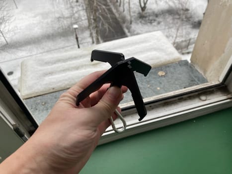Metal crampon for hiking and the  climbing