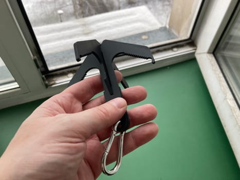 Metal crampon for hiking and the  climbing