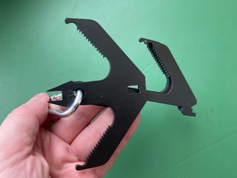 Metal crampon for hiking and the  climbing