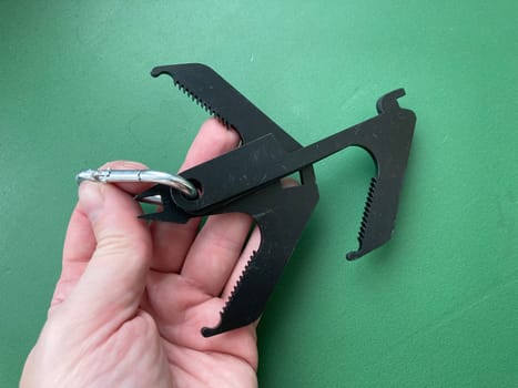Metal crampon for hiking and the  climbing