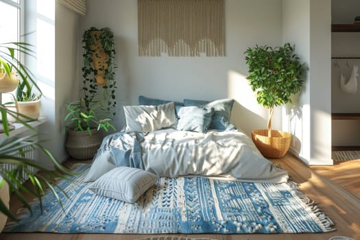 internal view of a modern living room. ai generated
