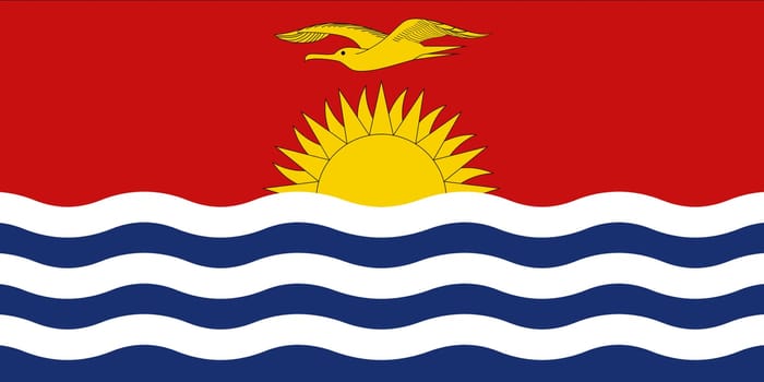 A Kiribati flag background illustration large file