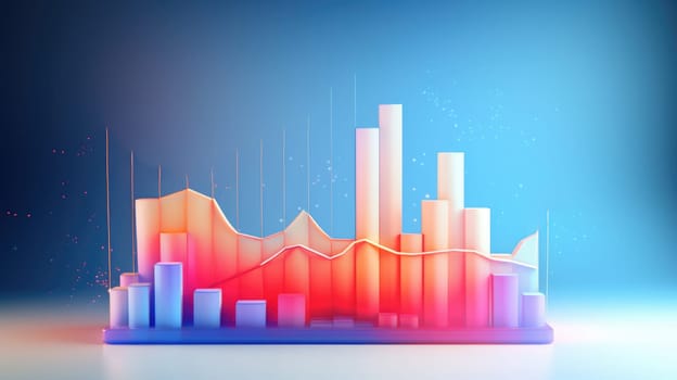 business chart financial report graph, ai