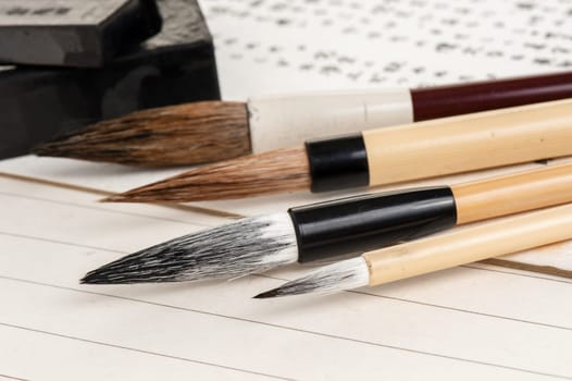 traditional writing brush, Japanese writing brush, Chinese writing brush