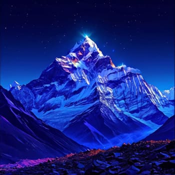 Scenic Nepal mountain road winding through majestic peaks in background. Various contexts such as art galleries, nature themed publications, educational materials on geography, inspirational posters