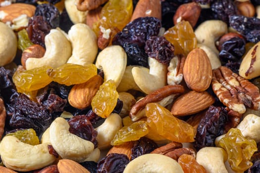 mixture of nuts and dried fruits complemented by vitamins and trace elements 9