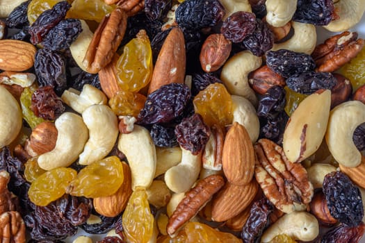 mixture of nuts and dried fruits complemented by vitamins and trace elements 1