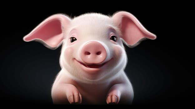 This cute baby piglet is perfect for marketing and branding. Its innocence and charm will captivate your audience, evoking warmth and joy. Add whimsy to your project with this delightful image.