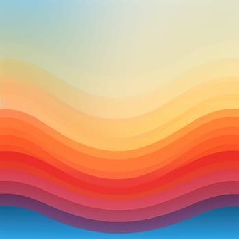 colorful digital wave gradient color background, ai