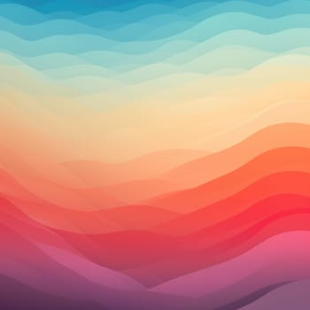 colorful digital wave gradient color background, ai