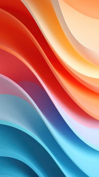 colorful digital wave gradient color background, ai