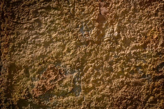 Background of old yellow painted wall texture