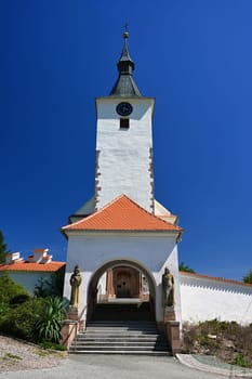 Church of St. Martina - Dolni loucky - Czech Republic - Europe.