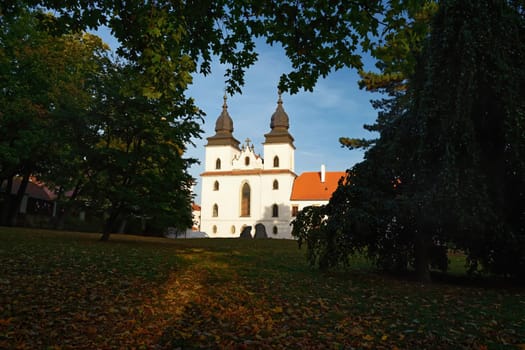 St. Procopius basilica and monastery, jewish town Trebic (UNESCO, the oldest Middle ages settlement of jew community in Moravia, Czech republic, Europe.