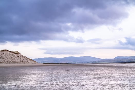 Ballinareava Strand at the Sheskinmore Nature Reserve between Ardara and Portnoo in Donegal - Ireland.