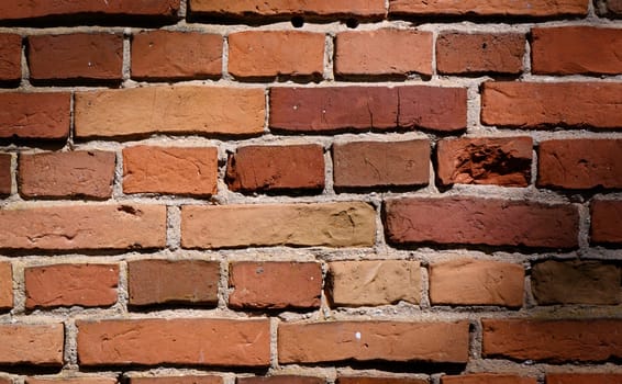 Red brick wall with vignette texture background 1
