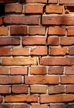 Red brick wall with vignette texture background 5