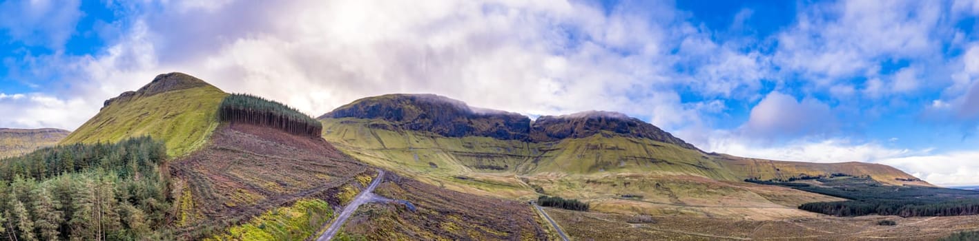 The Gleniff Horseshoe in County Leitrim - Ireland.