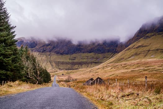 The Gleniff Horseshoe in County Leitrim - Ireland.