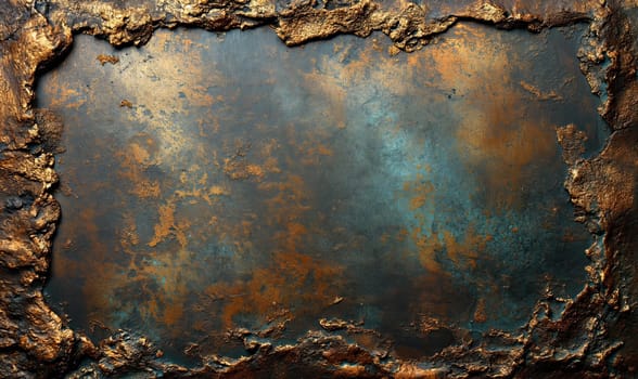 Abstract texture background in bronze color. Selective soft focus.