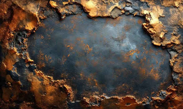 Abstract texture background in bronze color. Selective soft focus.