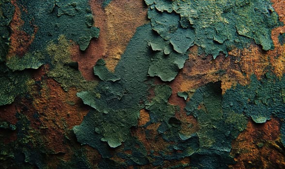 Abstract texture background in camouflage coloring. Selective soft focus.