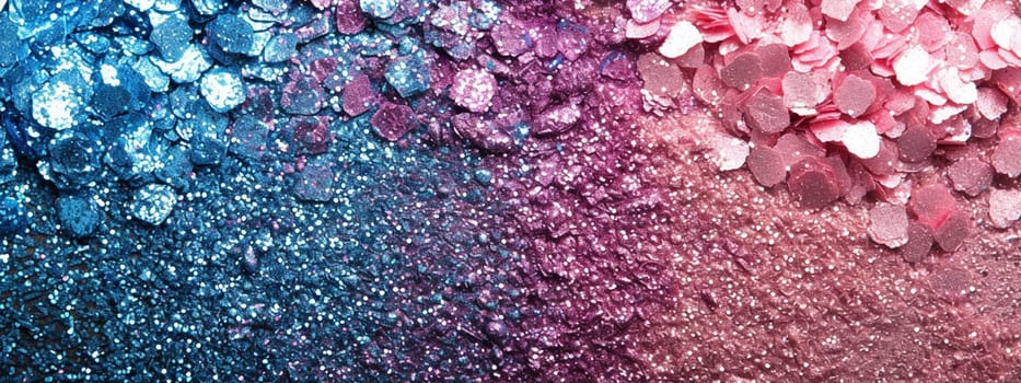 cosmetics glitter and makeup shadows. beauty Selective focus.