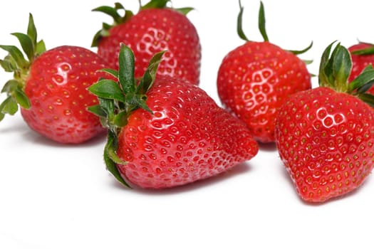 strawberry isolated on the white background