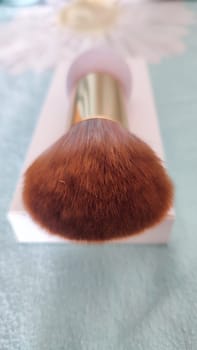 makeup brush, women's cosmetics object for sale. High quality photo