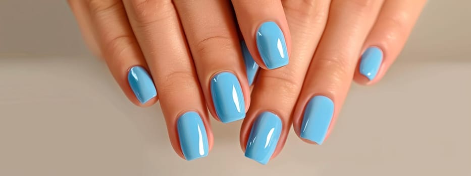 woman's hands with beautiful manicure. Selective focus. color.