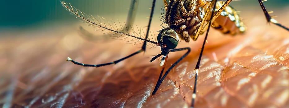 Mosquito bites skin close-up. Selective focus. Nature.