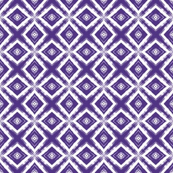 Chevron stripes design. Purple symmetrical kaleidoscope background. Textile ready decent print, swimwear fabric, wallpaper, wrapping. Geometric chevron stripes pattern.