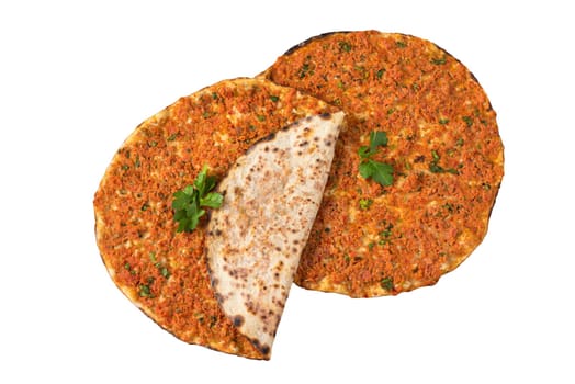 Delicious Turkish Pizza Lahmacun. This Lahmacun is tasty and delicious