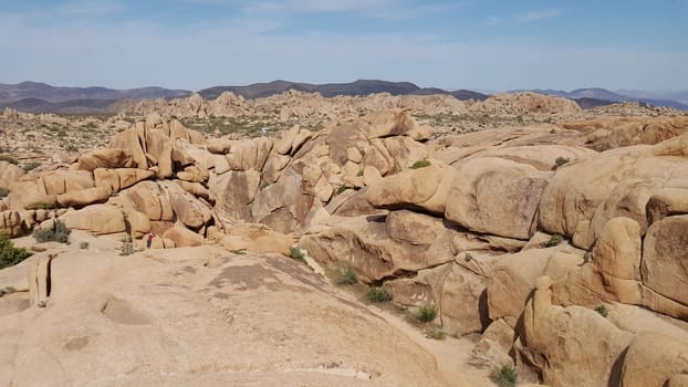 Boulders Landscape in Joshua Tree National Park, California . High quality photo