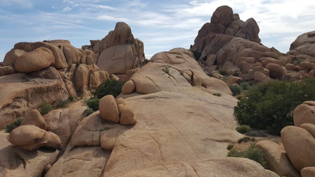 Boulders Landscape in Joshua Tree National Park, California . High quality photo