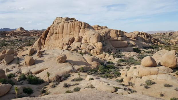 Boulders Landscape in Joshua Tree National Park, California . High quality photo