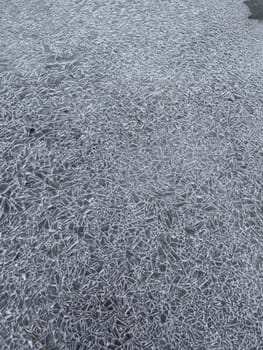 close-up view of snowflakes on ice, Cristals of water, sunlight. High quality photo