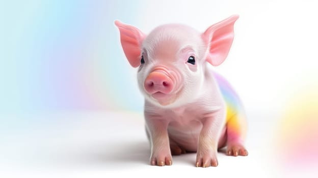 This cute baby piglet is perfect for marketing and branding. Its innocence and charm will captivate your audience, evoking warmth and joy. Add whimsy to your project with this delightful image.