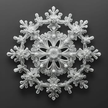 The intricate details of a snowflake, symbolizing uniqueness and winter.