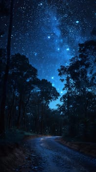 Wildlife trail camera snapshot of nocturnal animals under moonlit sky for World Wildlife Day.