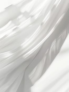 A white background with a series of white lines. The lines are thin and appear to be cut up. The image has a minimalist feel to it, with the white lines dominating the scene