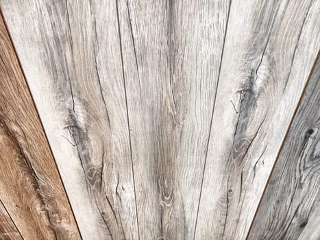 Natural Wooden Desk Texture, Top View. Background, pattern, place for text and copy space