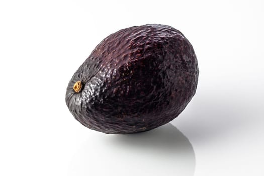 Avocado isolated on white background with clipping path